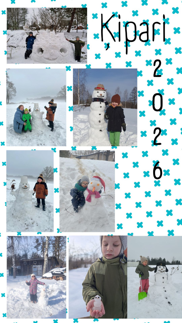 Ziemas prieki Ludzas pirmsskolas izglītības iestādē "Rūķītis"