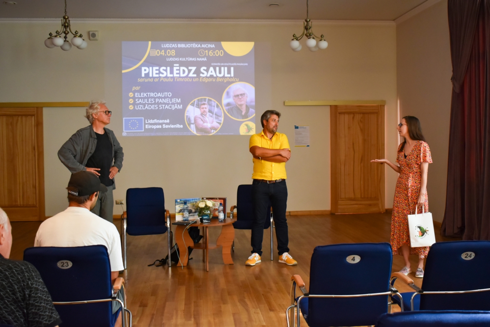 Izglītojoši izklaidējošs pasākuma "Pieslēdz sauli" aktivitātes