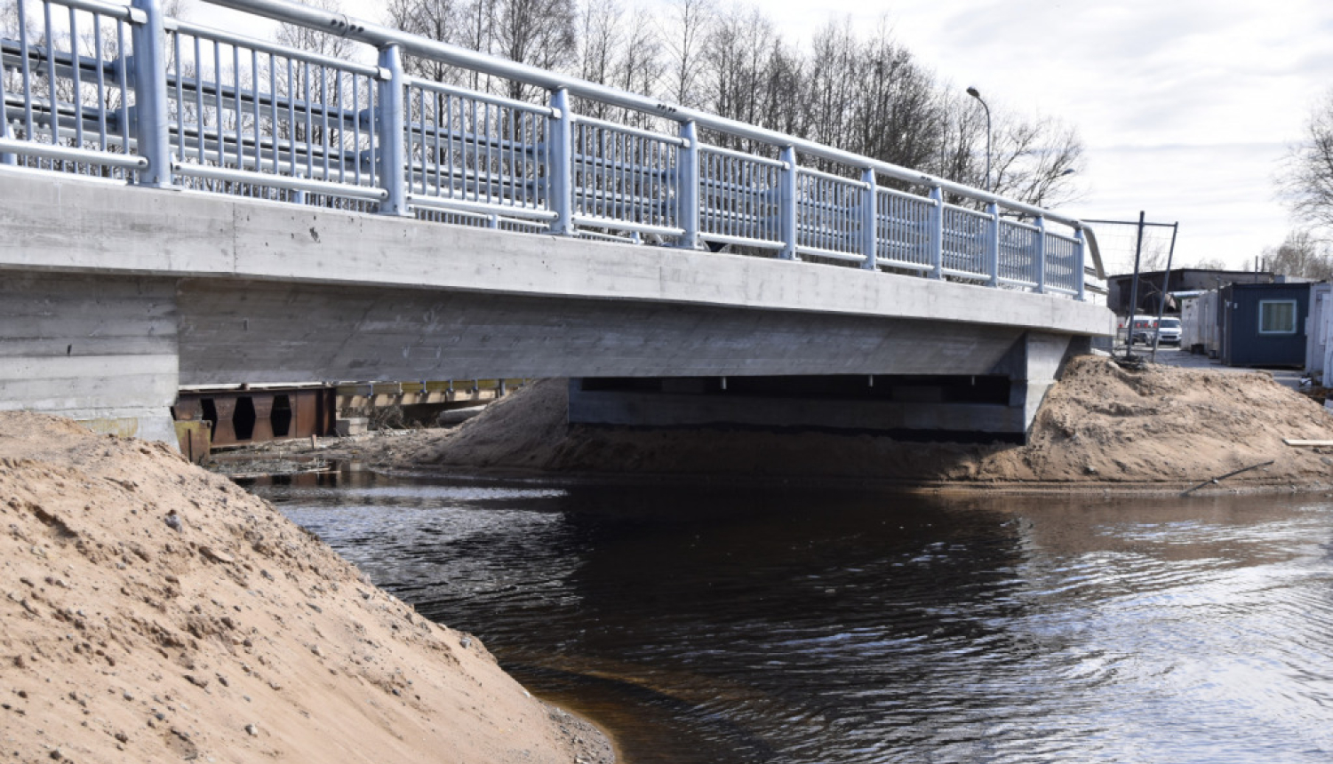 Tika atsākti “Govju tilta” pārbūves darbi