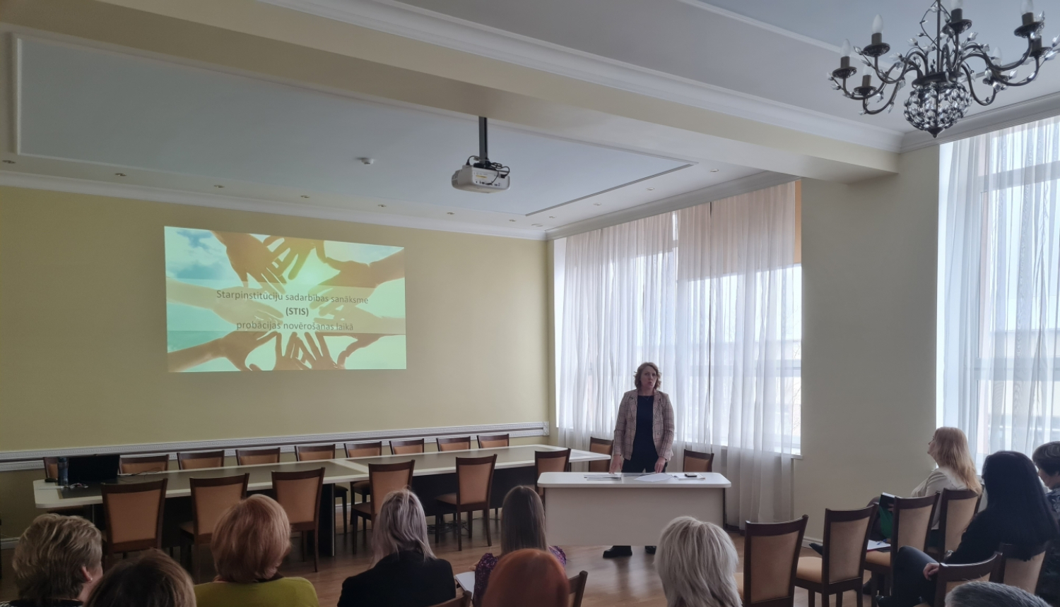 Seminārs probācijas dienests attēloti semināra dalībnieki