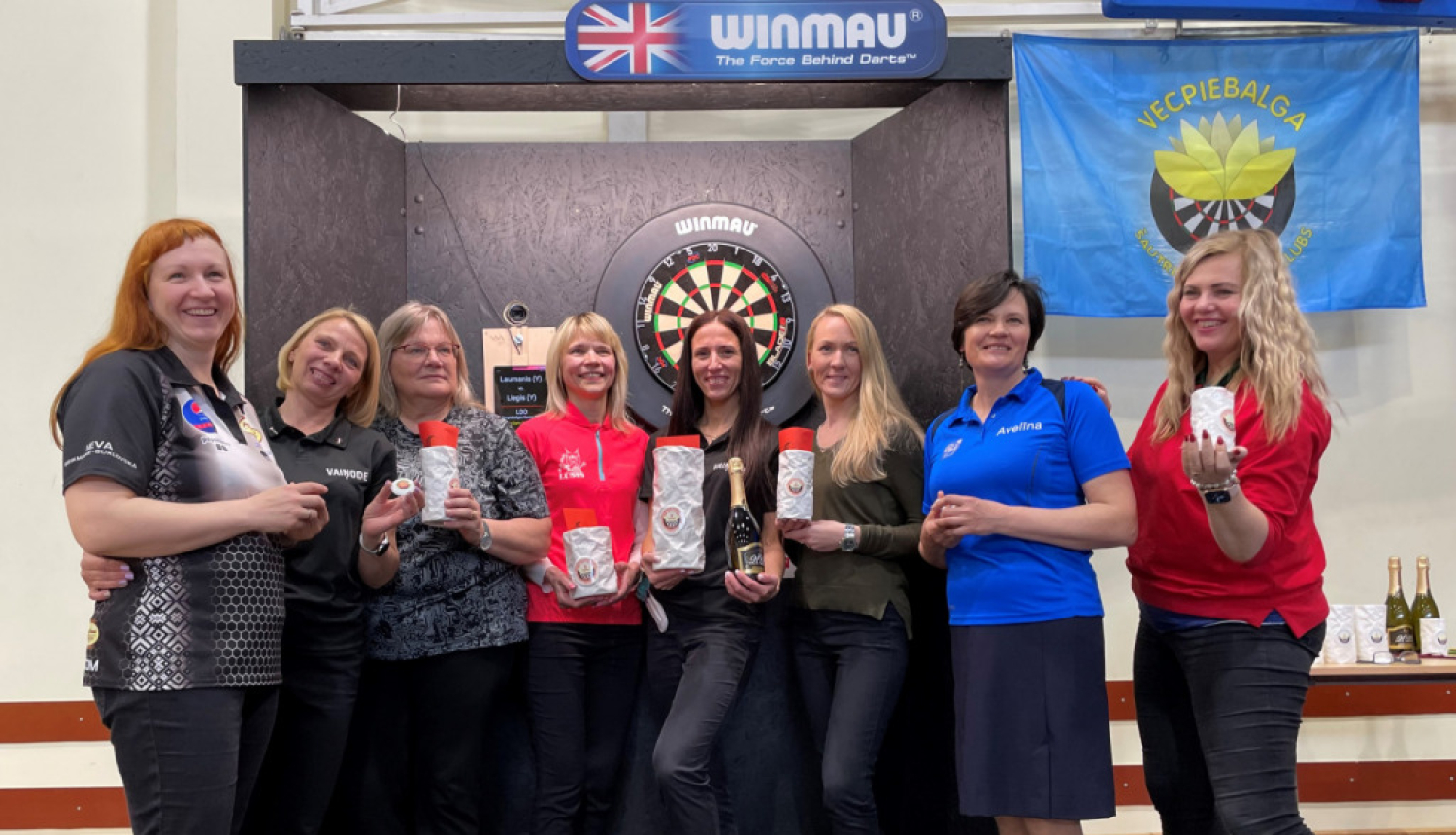 SK Kuorsova komanda startē Latvijas Darts virslīgas sacensībās Vecpiebalgā