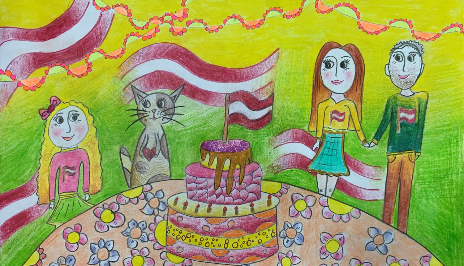 Skolēni aicināti piedalīties zīmējumu konkursā “Latvija manā sirdī”