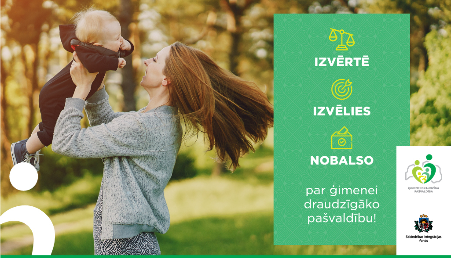 Iedzīvotājus aicina novērtēt pašvaldību atbalstu ģimenēm, piedaloties konkursa “Ģimenei draudzīgākā pašvaldība” balsojumā