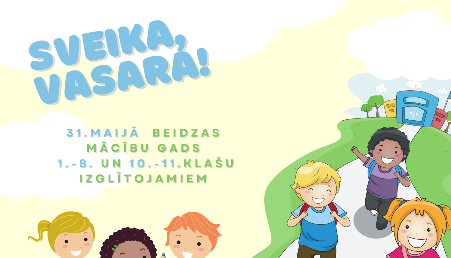 Apsveikums pēdējā skolas dienā no Ludzas novada Izglītības pārvaldes