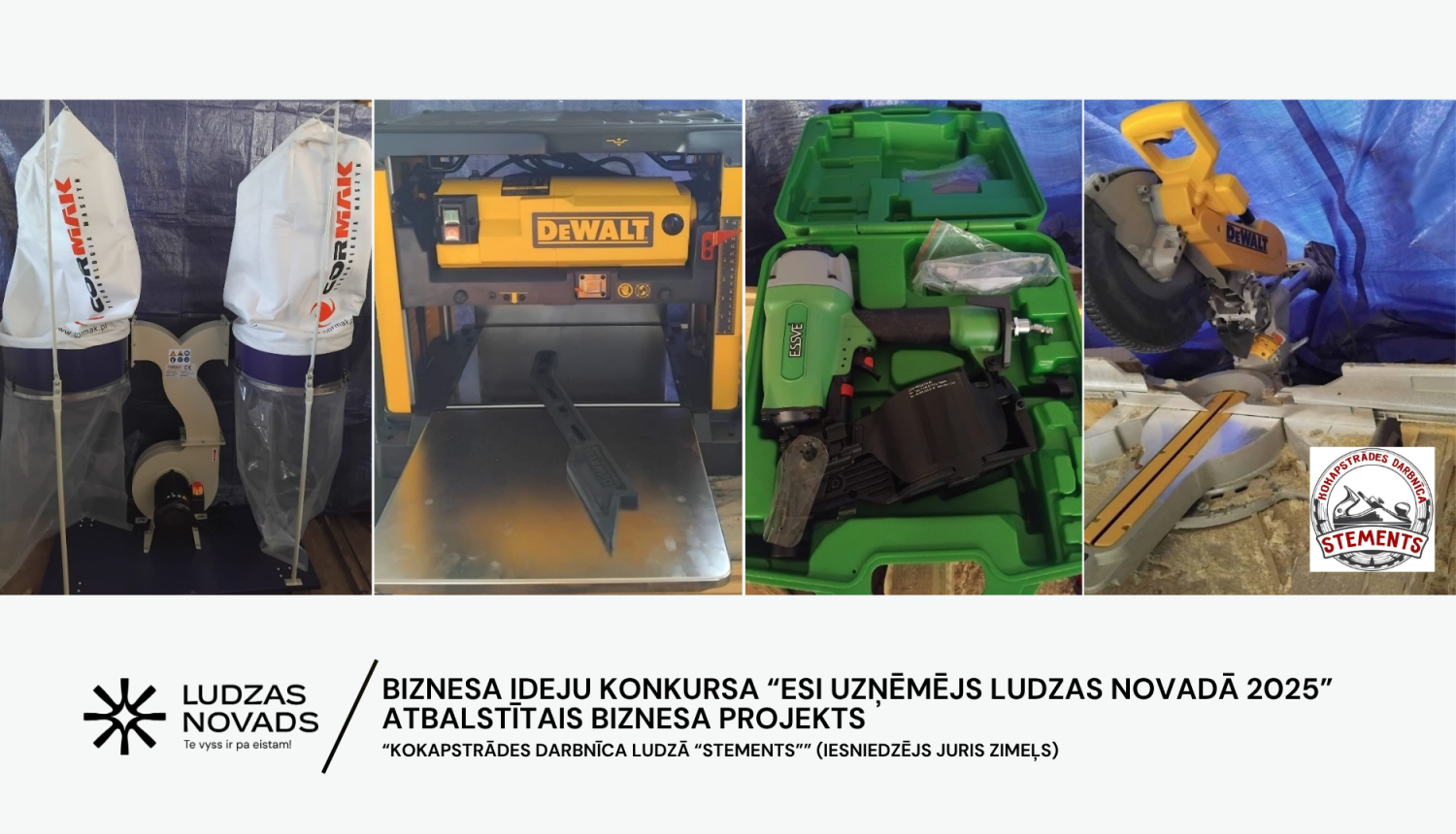 Ludzā tapusi jauna kokapstrādes darbnīca