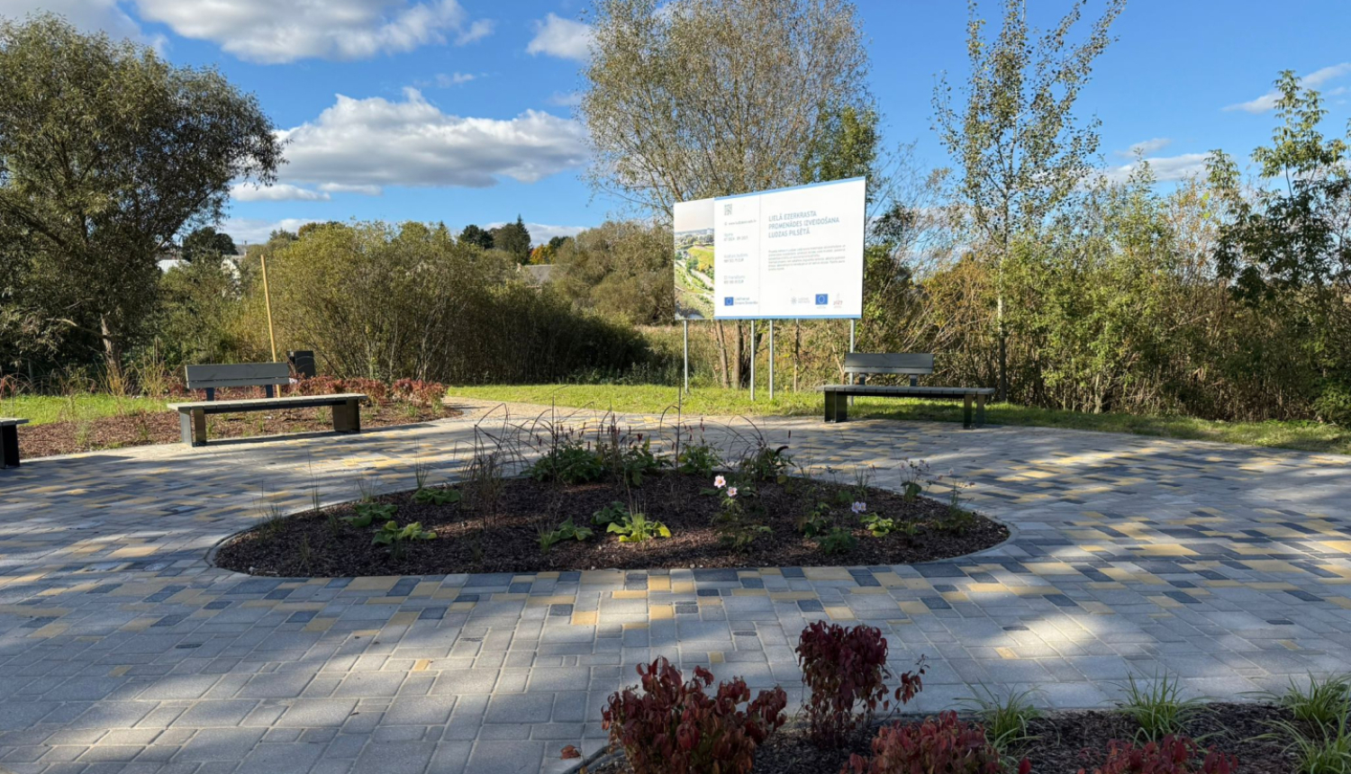 Objekts nodots ekspluatācijā – Lielā Ezerkrasta promenāde Ludzas pilsētā