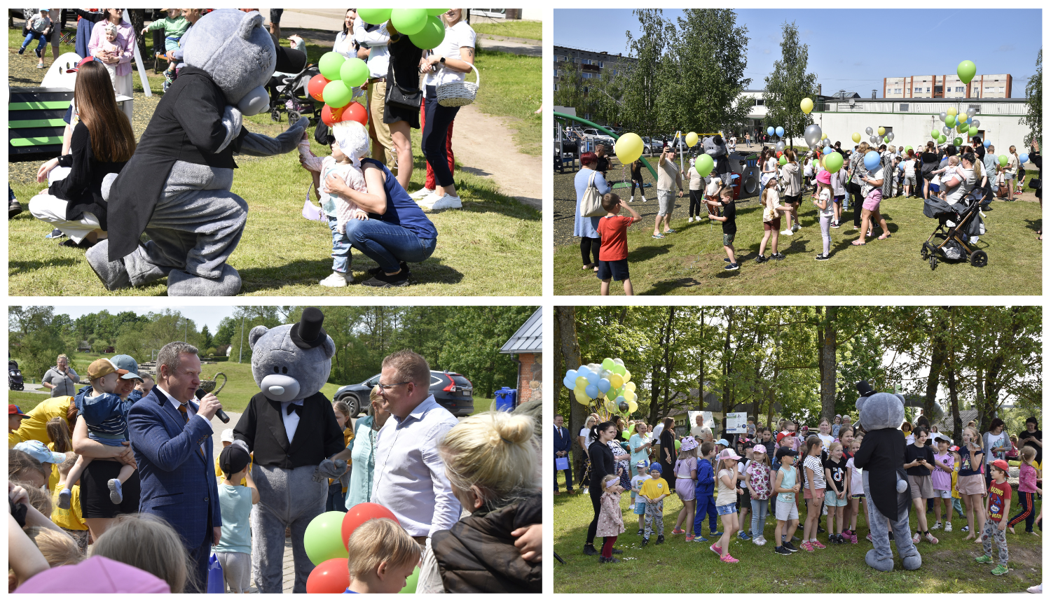 Vizuālis - Ludzā un Kārsavā atklāti jauni bērnu rotaļu laukumi – vietas priekam, kustībai un draudzībai