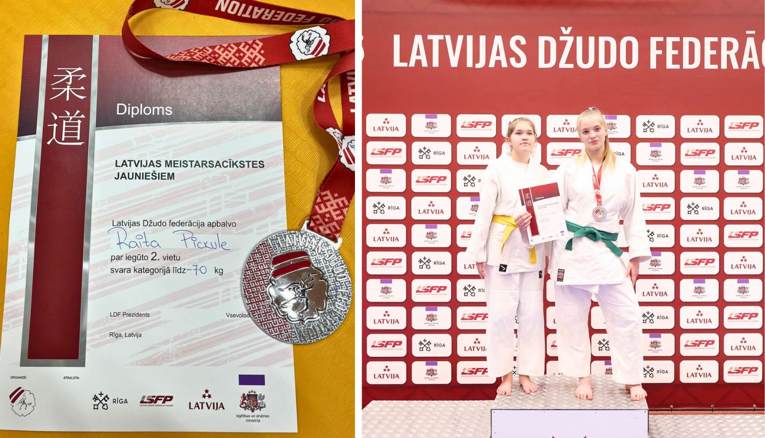 Ludzas sportisti starp labākajiem Latvijas džudo meistarsacīkstēs