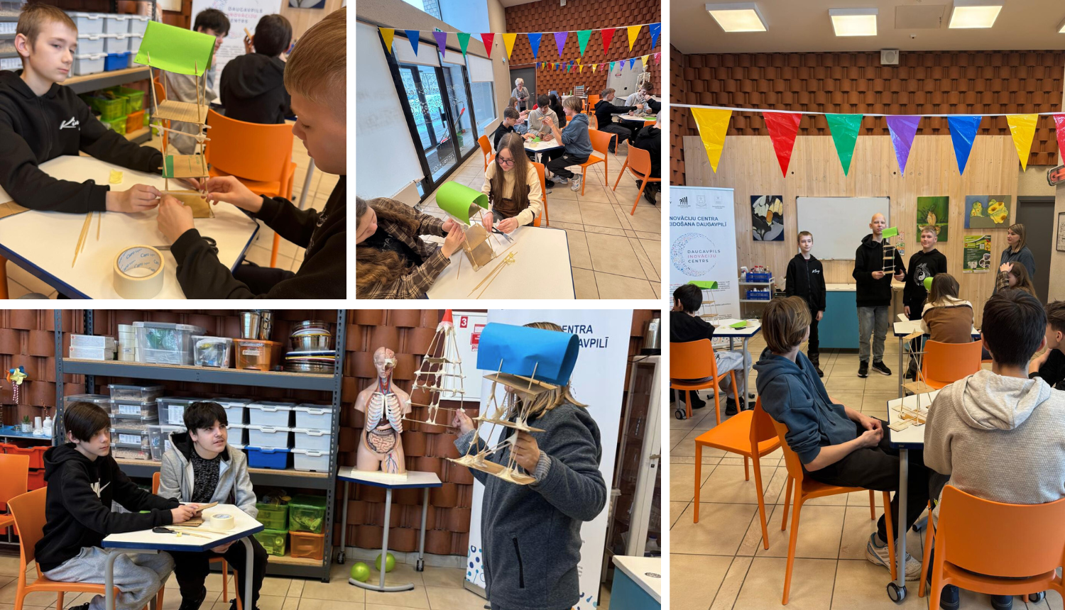 Zilupes vidusskolas 7. klases skolēni iepazīst Daugavpils Inovāciju centru