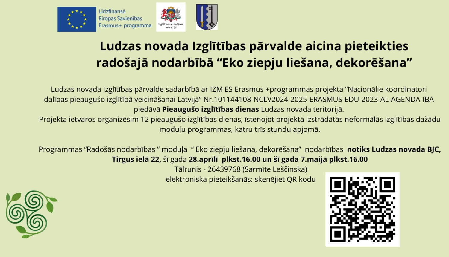 Vizuālis - Ludzas novada Izglītības pārvalde aicina pieteikties radošajā nodarbībā “Eko ziepju liešana, dekorēšana”