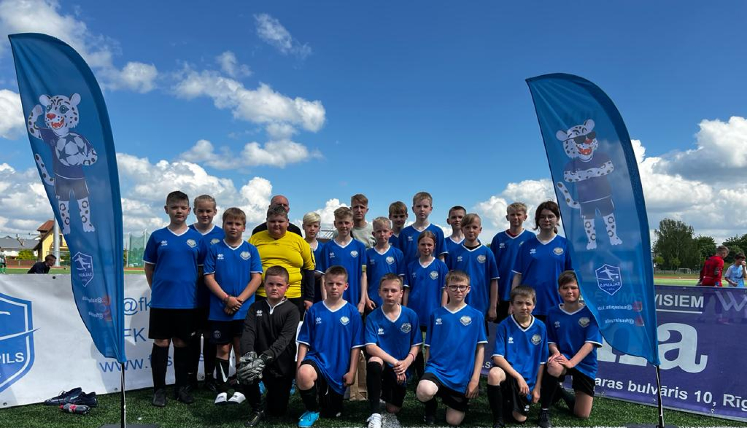 Bagātu pieredzi ieguva jaunie futbola censoņi