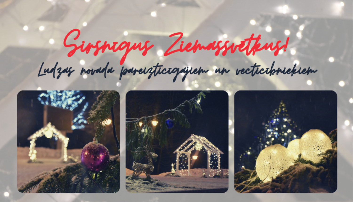 Sveiciens Ludzas novada pareizticīgajiem un vecticībniekiem Ziemassvētkos!