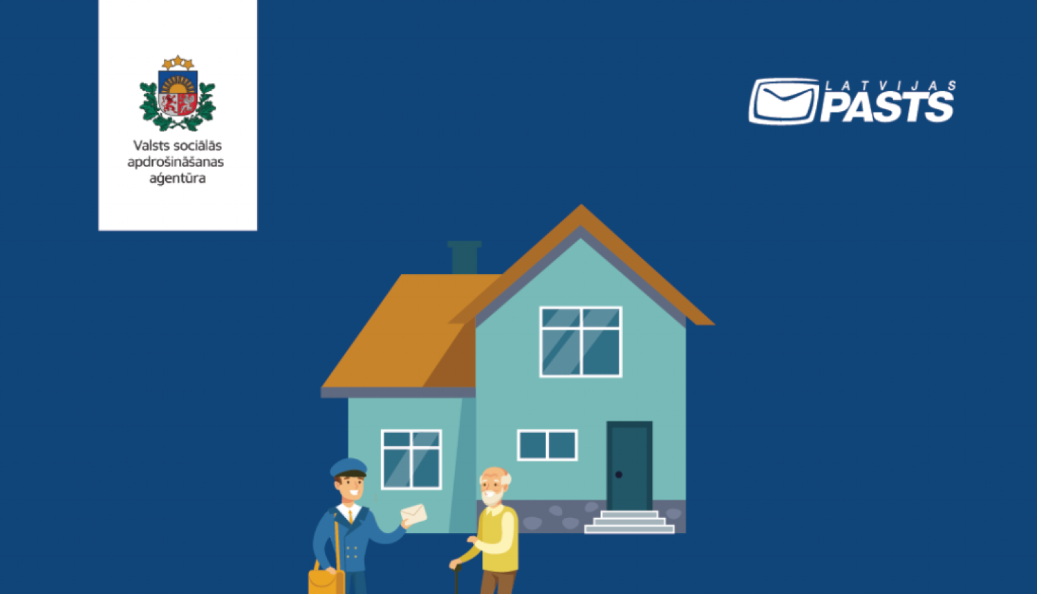 Pēc pensijas nav jādodas uz pasta nodaļu – Valsts sociālās apdrošināšanas aģentūrā iespējams pieteikt tās piegādi mājās