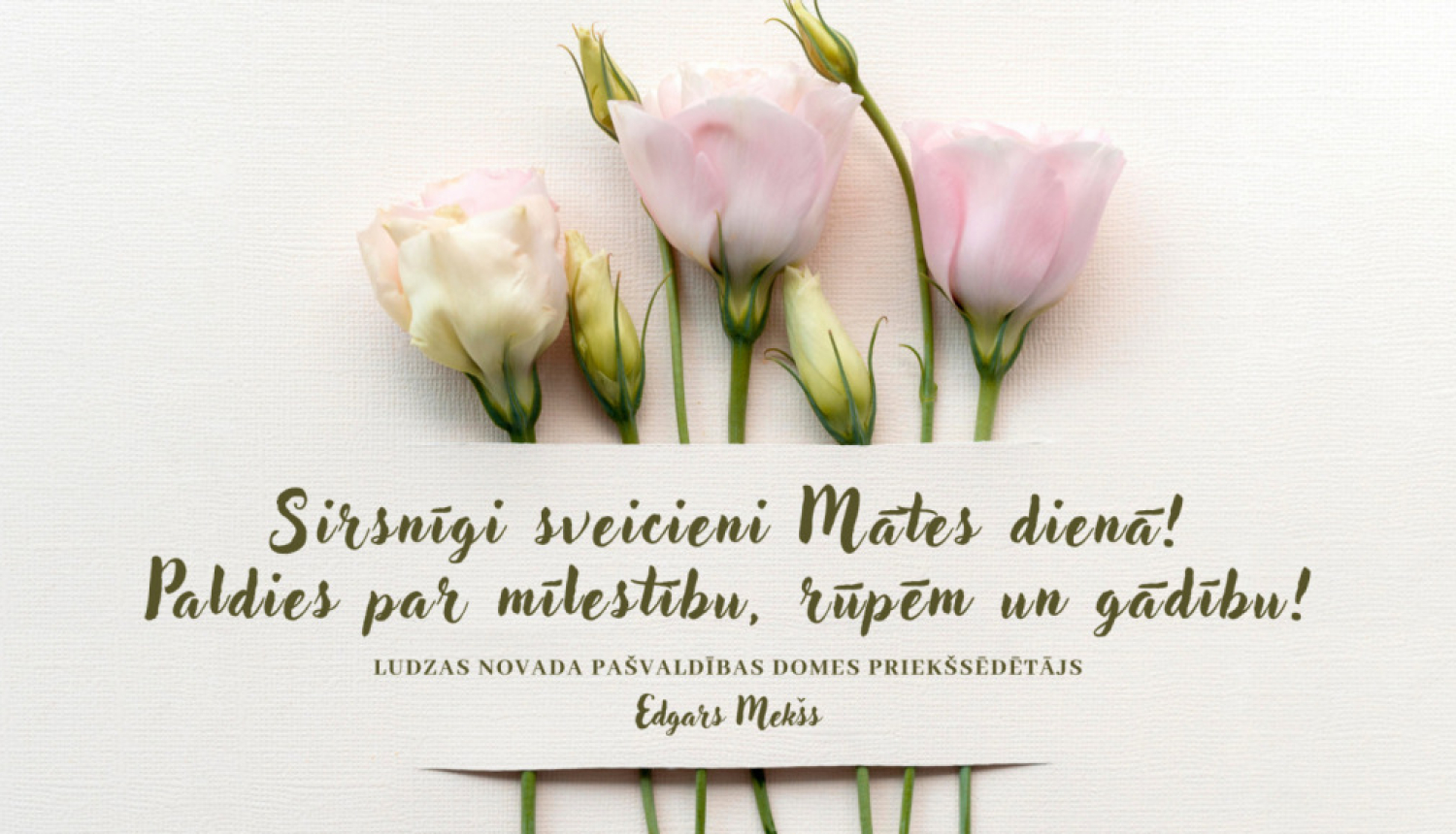 Vissirsnīgākie sveicieni visām māmiņām!