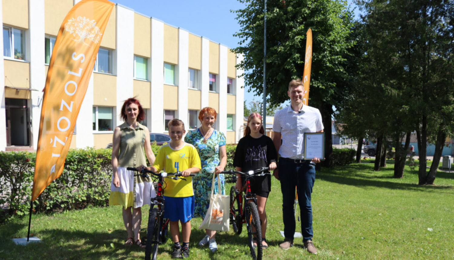 Ludzas novada Bērnu un jauniešu centra “Velo” pulciņš dāvanā saņem velosipēdus!