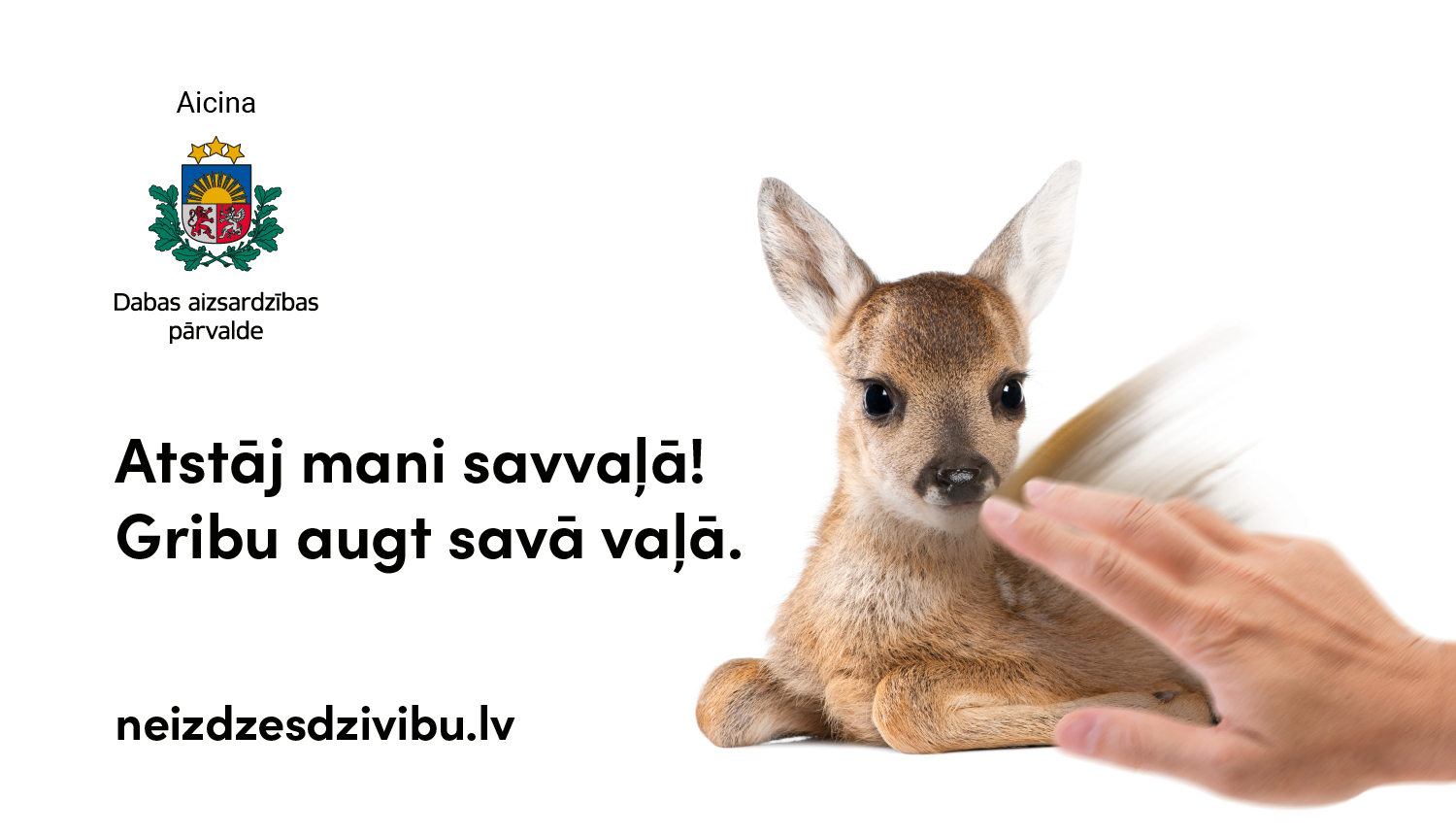 Vizuālis - Savvaļas dzīvniekiem lielākoties palīdzība nav nepieciešama