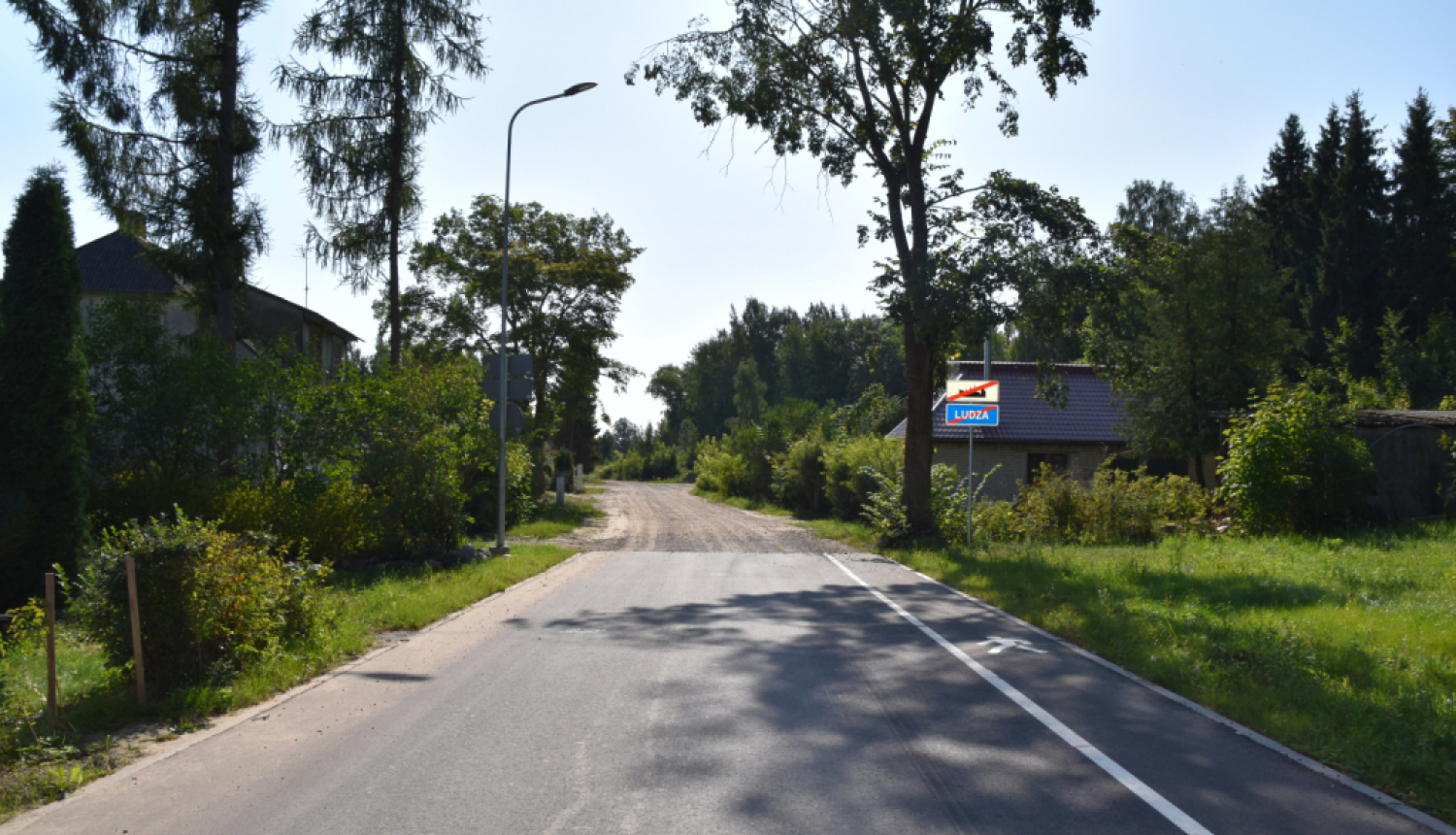Vieta, kur beidzas Odu iela un sākas Banoņejas ceļš