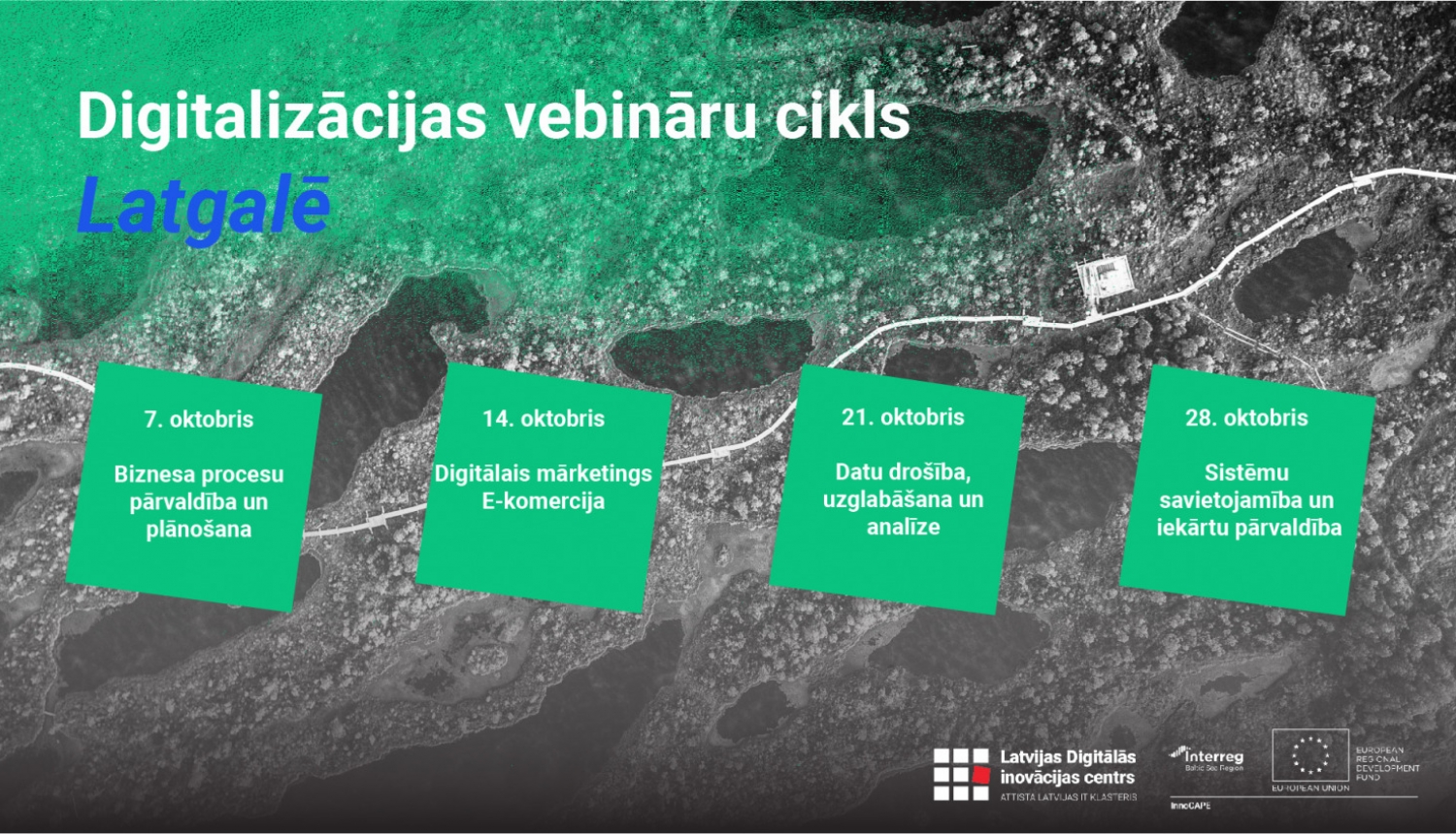 Digitalizācijas vebināru cikls Latgalē