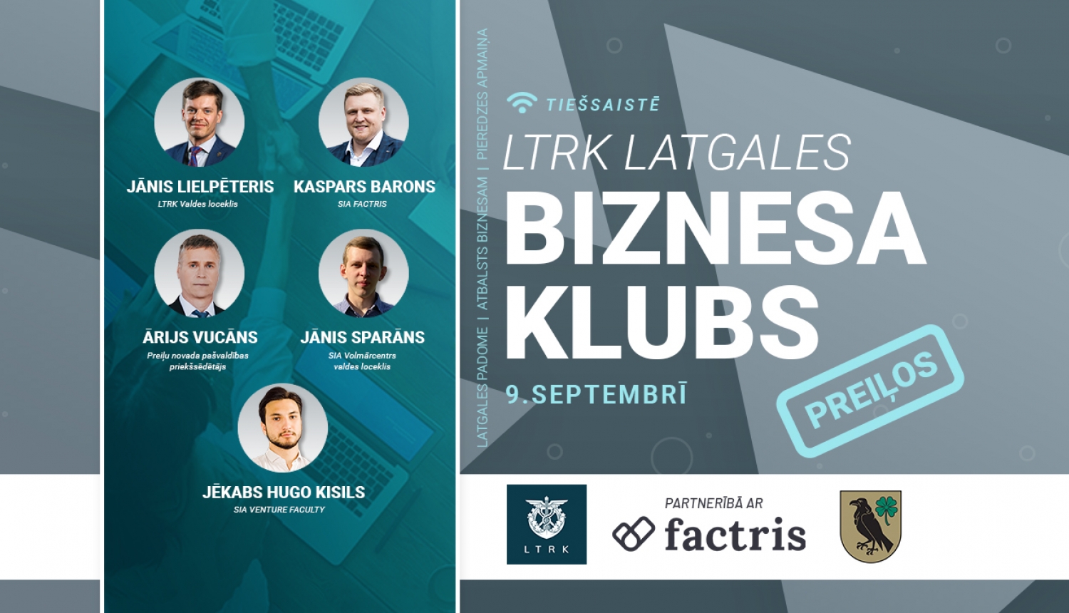 LTRK Tiešsaistes Latgales biznesa klubs Preiļos