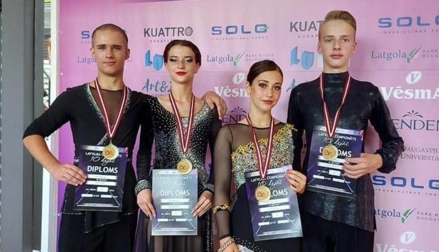 Ludzāniešiem sasniegumi Latvijas čempionātā 10 dejās
