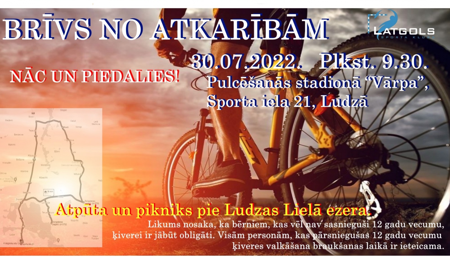 Velobrauciens “BRĪVS NO ATKARĪBĀM”