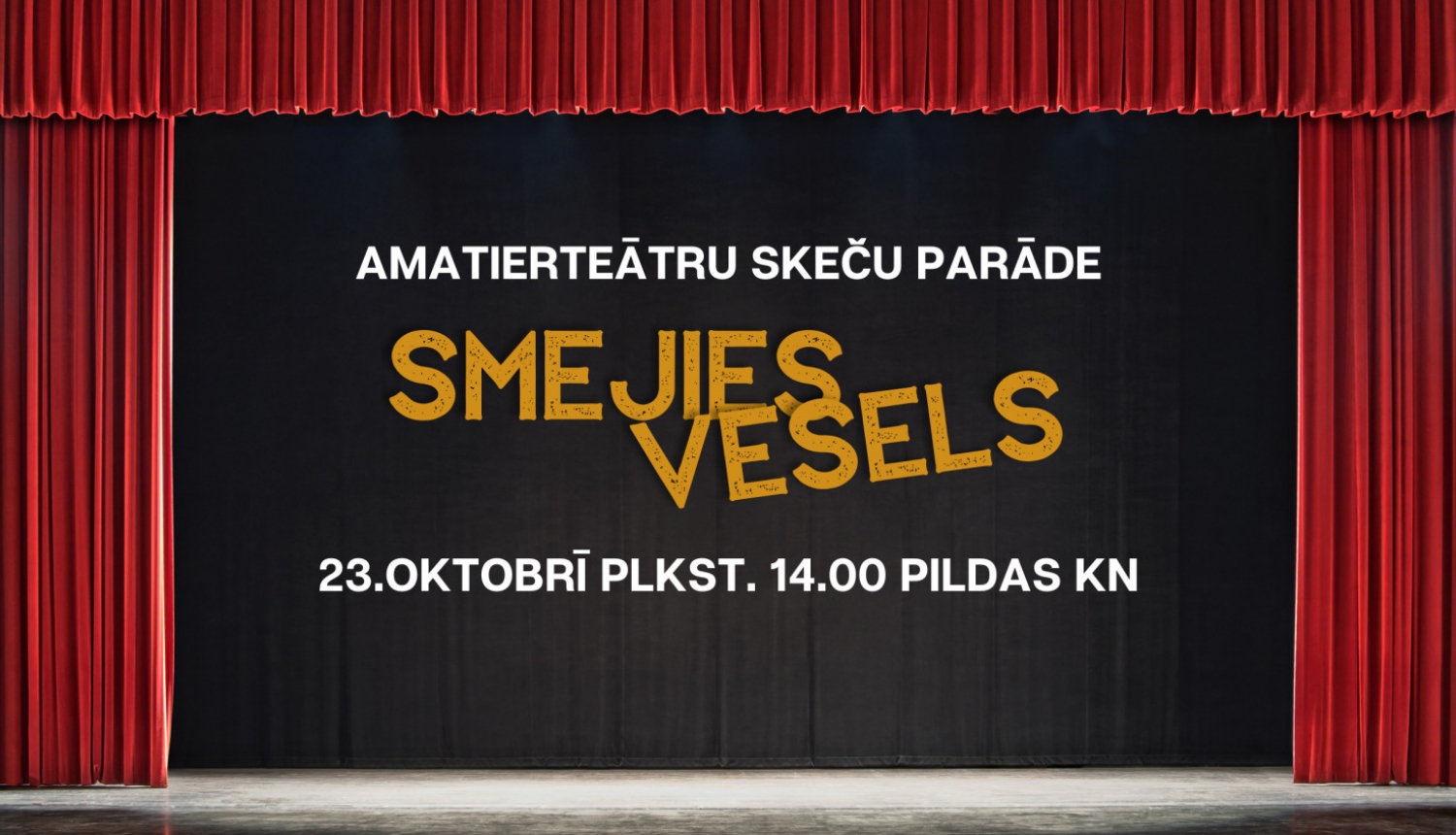 Tiekamies skeču parādē “Smejies vesels”!