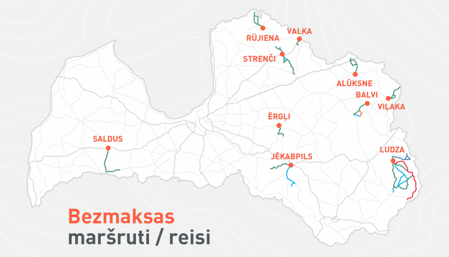 No 1. oktobra 15 reģionālajos maršrutos tiks ieviests bezmaksas sabiedriskais transports; apkalpošana būs bez maksas visos vai tikai atsevišķos reisos