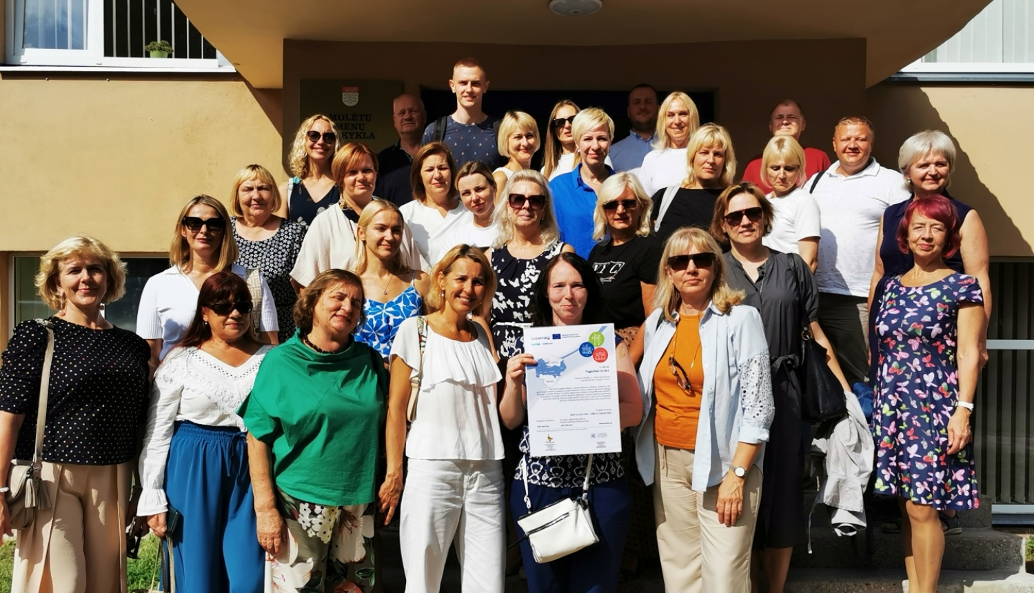 Ludzas Mūzikas pamatskolas pedagogu vizīte Molētu Mākslas skolā Lietuvā