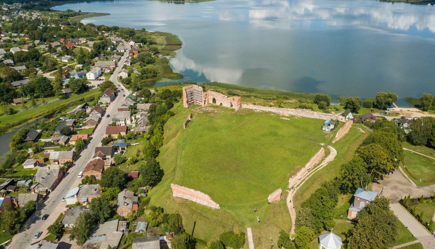 Ludzas pilsētas skats no augšas/Foto:Ministru kabinets